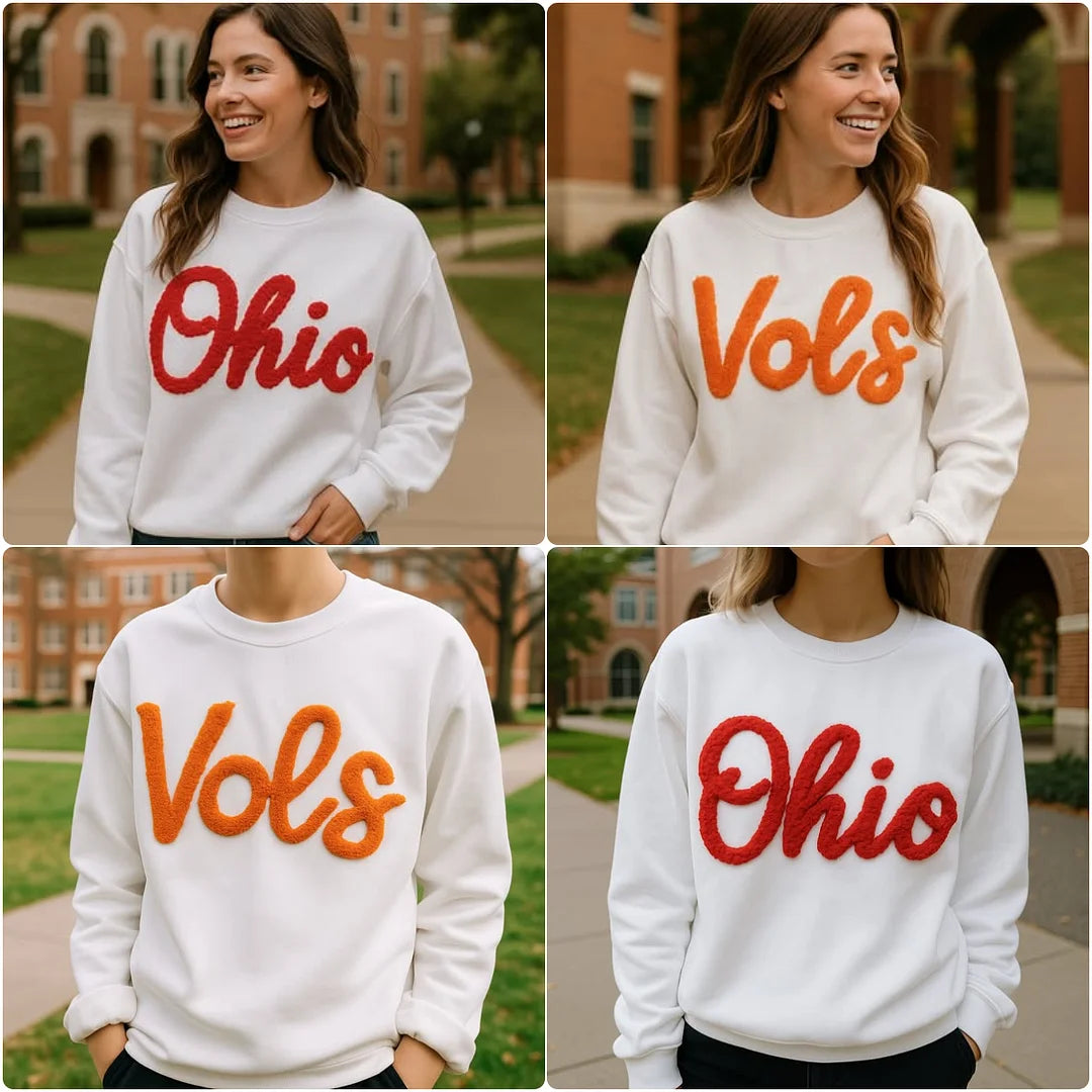 Team Pride Chenille Sweatshirt Custom Embroidered Legacy Wear