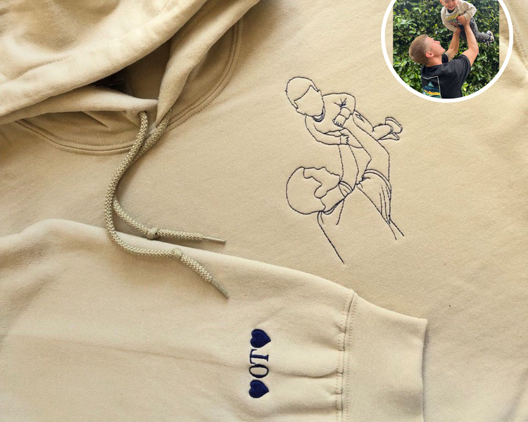 Custom Embroidered Dad Shirt, Gift for Dad from Daughter, Personalized Fathers Day