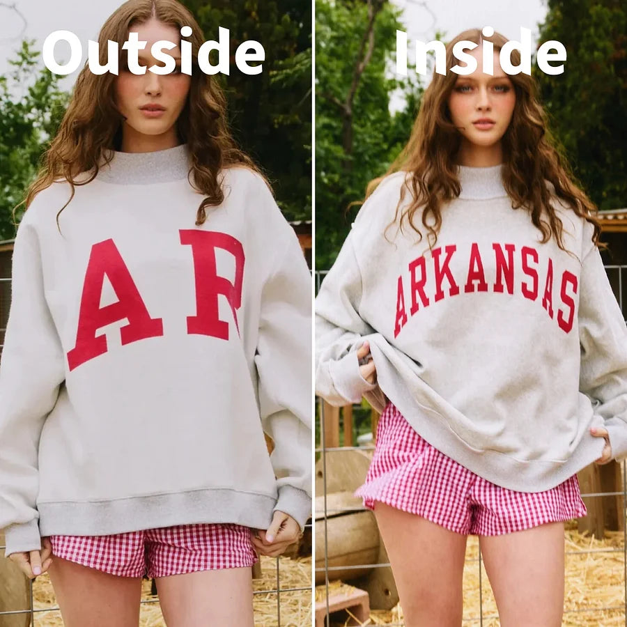 Custom College Team Reversible Mockneck – Personalized Team Basketball/Football Pullover