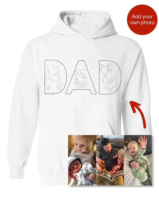 Father's Day Gift Personalized Embroidered Sweatshirt For Dad