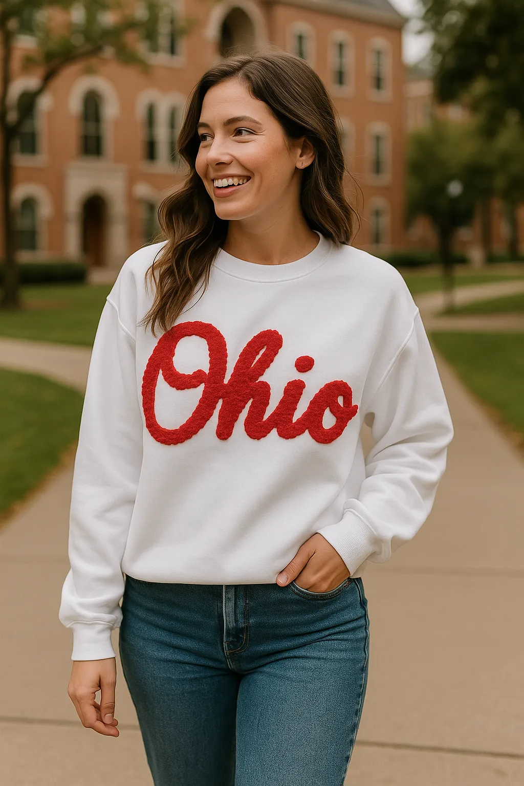 Team Pride Chenille Sweatshirt Custom Embroidered Legacy Wear