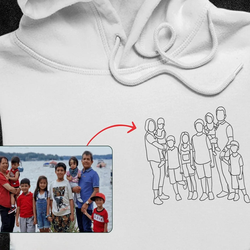 Mother's Day Special: Embroidered Memories Custom Photo Sweatshirt