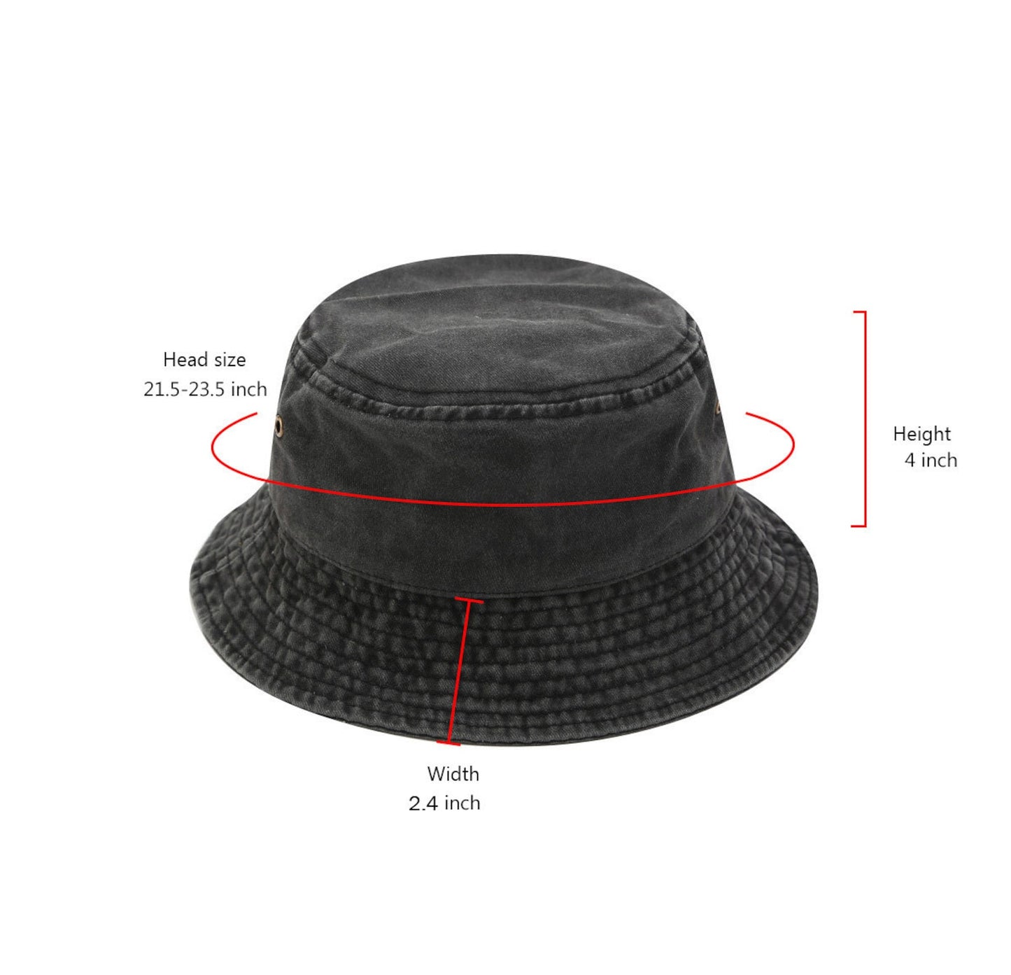 Customized Embroidered Bucket Hat Custom Text Embroidery Bucket Hat Customized Summer Hat Personalized Text Logo Design Vintage Bucket Hat