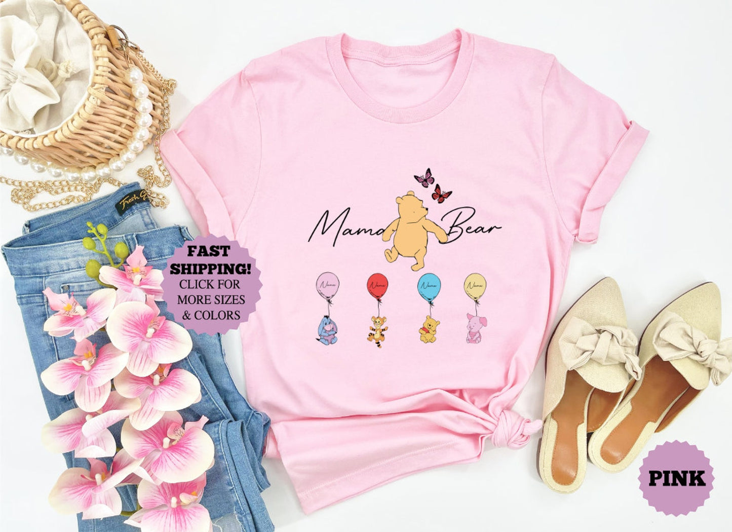 Custom Mama Bear shirt, Mama with Kid Name on sweatshirt, Personalized Mom shirt, Funny Mothers Day Gift, Funny Named Mama Bear Hoodie
