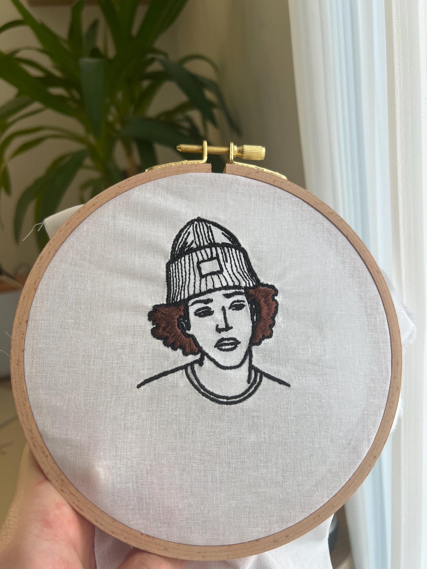 Custom Portrait Embroidery Personalized Family Photo Anniversary Gift Unique Keepsake
