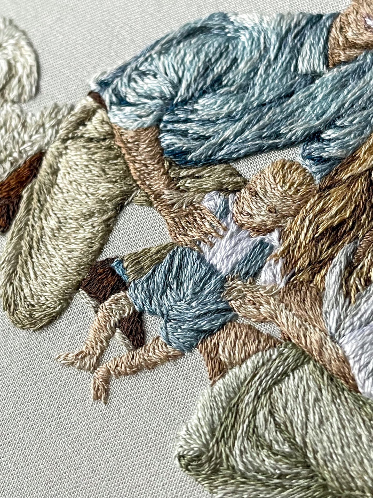 Custom embroidery family and dog hoop, family embroidery design, pet embroidery, custom dog portrait, family gift, hand embroidery portrait
