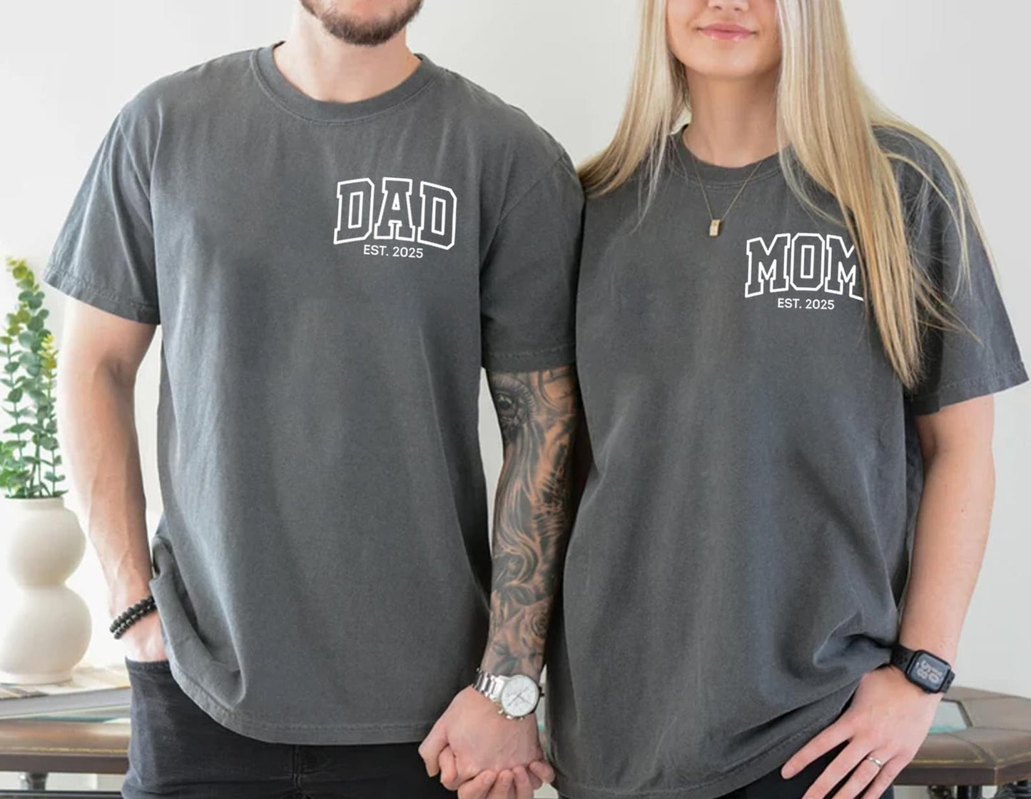 Edible Sugar Art "Best Dad Ever" & "Best Mom Ever" Set - Unique Birthday Gift for Parents - Personalized Option