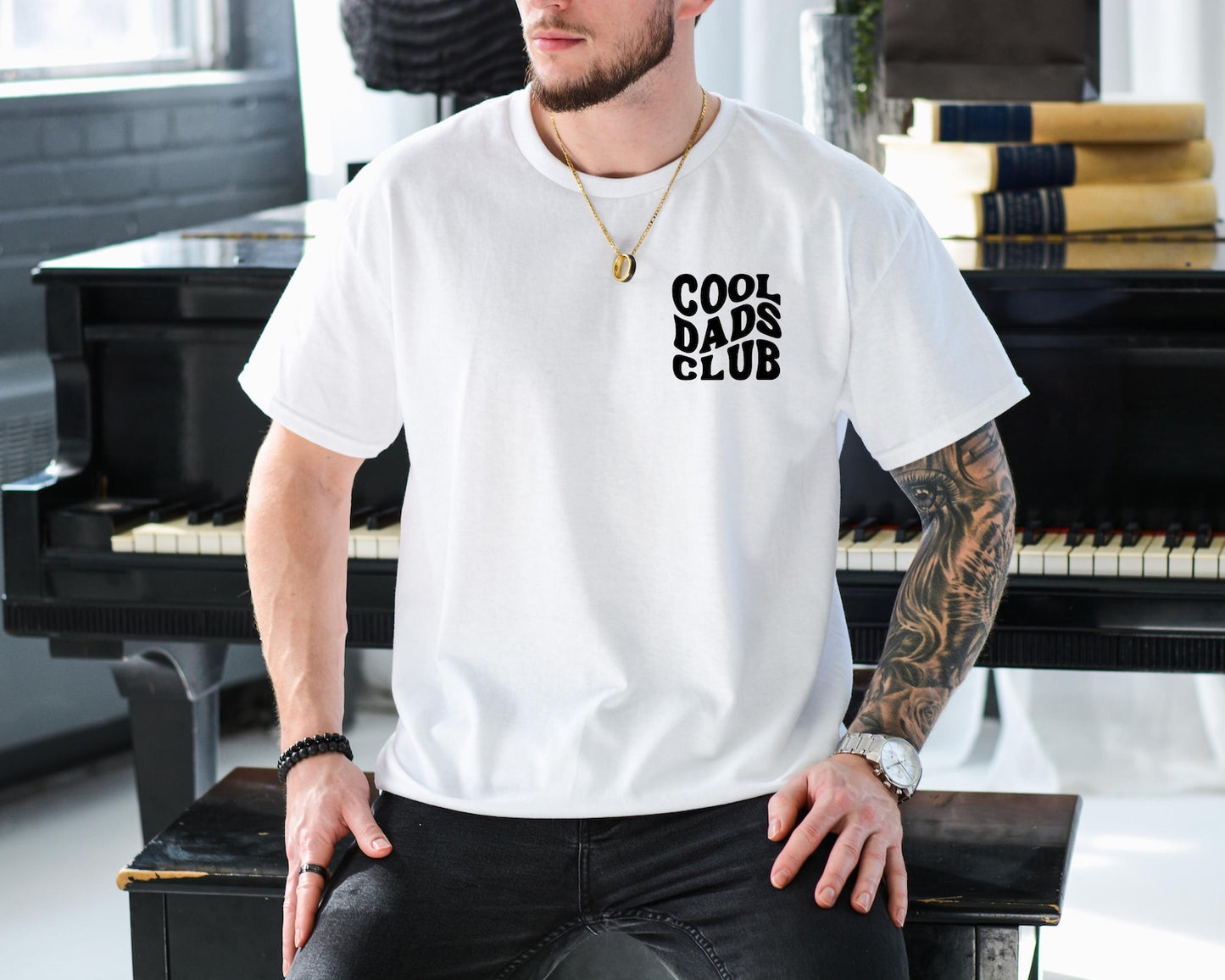 T-Shirt Cool Dads Club – Father's Day Gift – Dad Shirt – Gift for new fathers – Birthday Gift for Dad – Men's T-Shirt