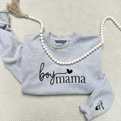 Family Portrait Embroidered Sweatshirt Custom Cartoon Family Picture Pullover