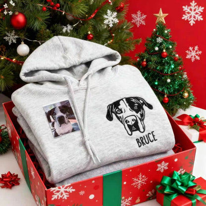 Custom gift Personalized Pet Face and Pet name Sweatshirt