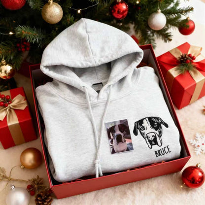 Custom gift Personalized Pet Face and Pet name Sweatshirt