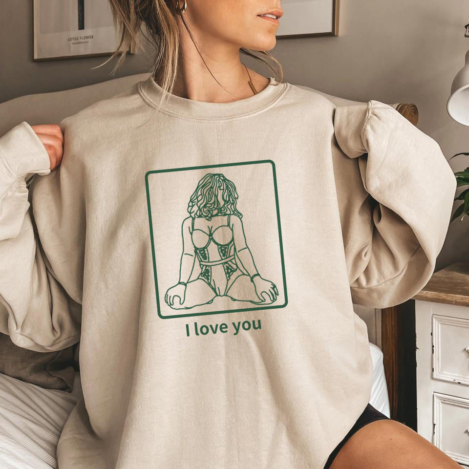 Embroidered Anniversary Hoodie - Personalized Romantic Gift for Couples