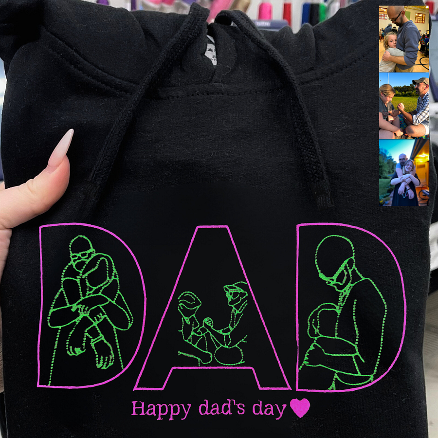 Custom Sketch Face Sweatshirt | Personalized Family Portrait Pullover
