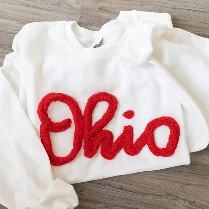 Team Pride Chenille Sweatshirt Custom Embroidered Legacy Wear
