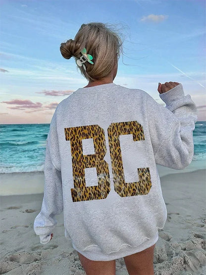Bold Digit Varsity Sweater – Personalized Distressed Finish