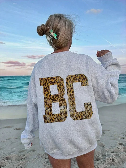 Bold Digit Varsity Sweater – Personalized Distressed Finish