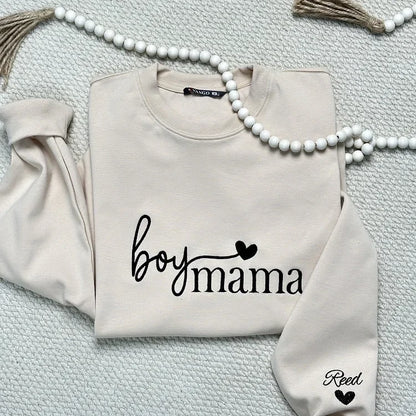 Family Portrait Embroidered Sweatshirt Custom Cartoon Family Picture Pullover