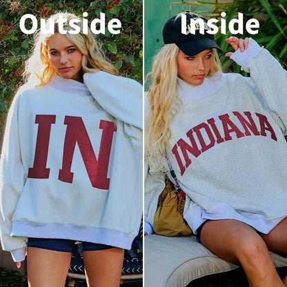 Custom College Team Reversible Mockneck – Personalized Team Basketball/Football Pullover