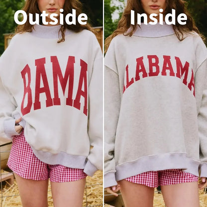 Custom College Team Reversible Mockneck – Personalized Team Basketball/Football Pullover