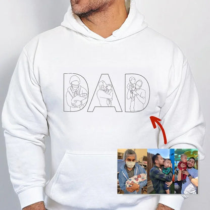 Father's Day Gift Personalized Embroidered Sweatshirt For Dad