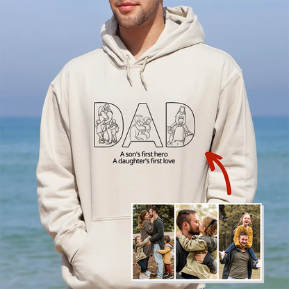 Father's Day Gift Personalized Embroidered Sweatshirt For Dad