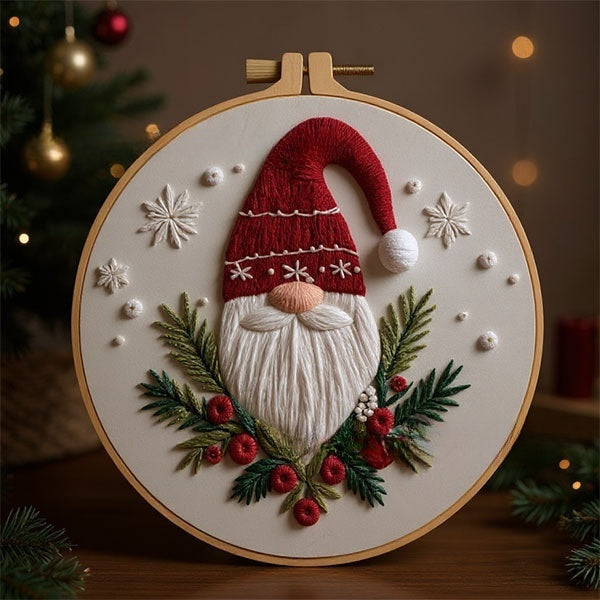 Christmas Tree Embroidery DIY Kit Embroidery Kit For Beginner - Creative Holiday Handcraft Gift
