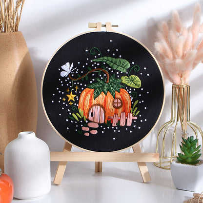 Beginner-Friendly Embroidery Kit Embroidery Kit For Beginner - All-in-One Holiday Craft Gift Set for Adults Christmas Gift