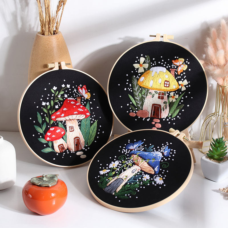 Beginner-Friendly Embroidery Kit Embroidery Kit For Beginner - All-in-One Holiday Craft Gift Set for Adults Christmas Gift