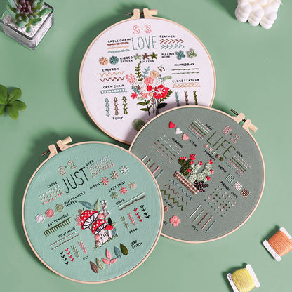Embroidery DIY Kit Embroidery Kit For Beginner - Creative Holiday Handcraft Gift