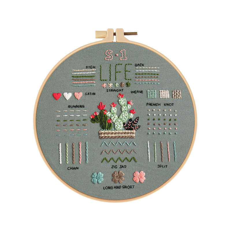 Embroidery DIY Kit Embroidery Kit For Beginner - Creative Holiday Handcraft Gift