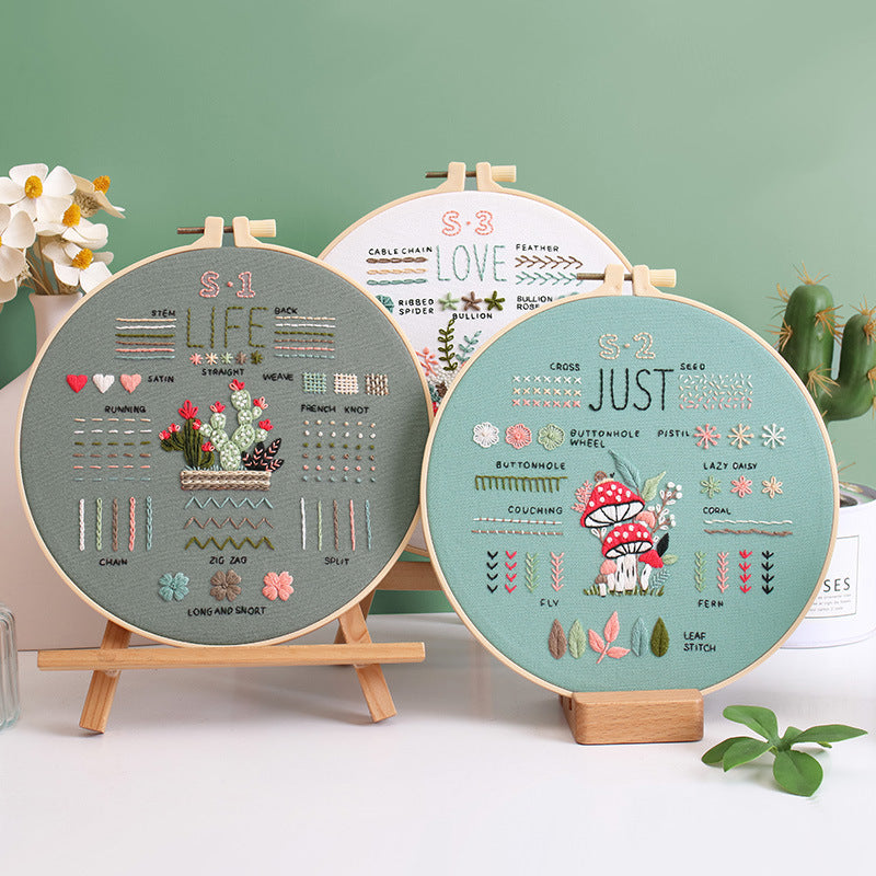 Embroidery DIY Kit Embroidery Kit For Beginner - Creative Holiday Handcraft Gift