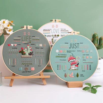 Embroidery DIY Kit Embroidery Kit For Beginner - Creative Holiday Handcraft Gift