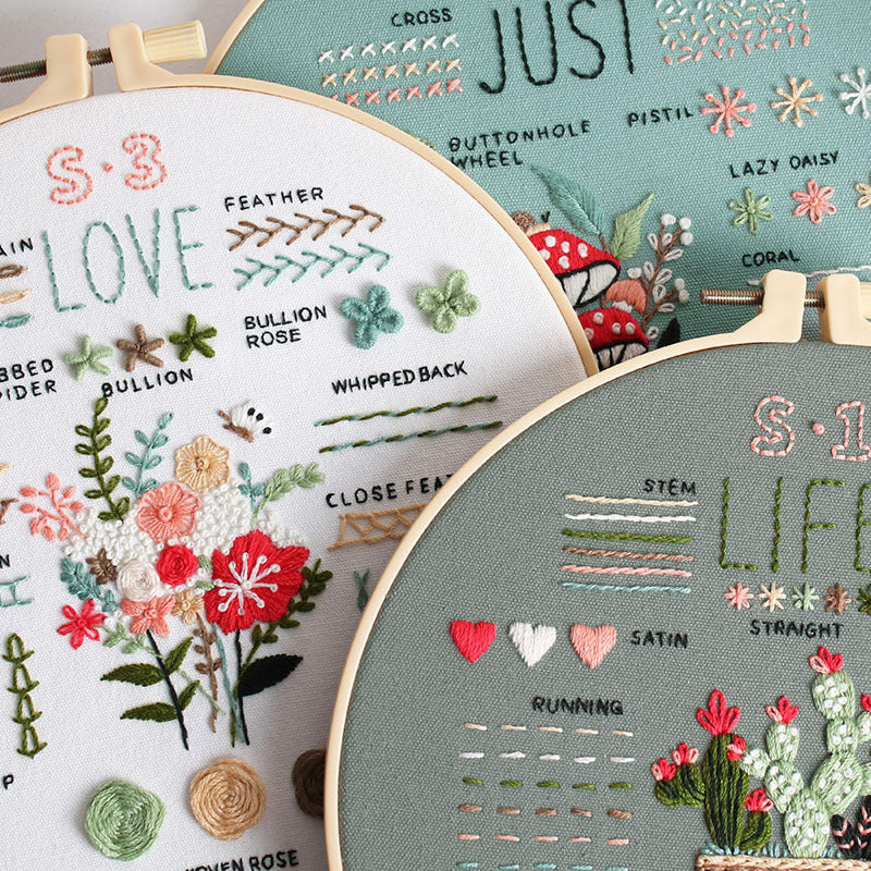 Embroidery DIY Kit Embroidery Kit For Beginner - Creative Holiday Handcraft Gift