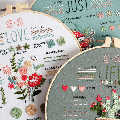 Embroidery DIY Kit Embroidery Kit For Beginner - Creative Holiday Handcraft Gift