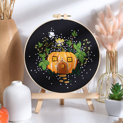 Beginner-Friendly Embroidery Kit Embroidery Kit For Beginner - All-in-One Holiday Craft Gift Set for Adults Christmas Gift