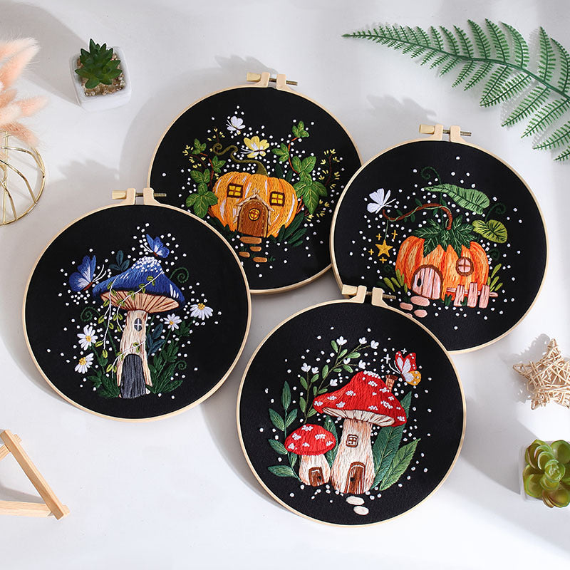 Beginner-Friendly Embroidery Kit Embroidery Kit For Beginner - All-in-One Holiday Craft Gift Set for Adults Christmas Gift
