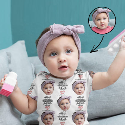 Custom Photo Baby Bodysuit Mothers Hold Their Children's Hands Mother's Day Gifts