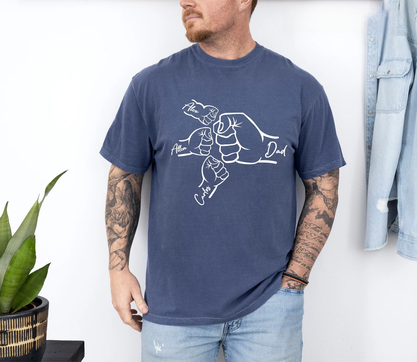 Custom Fist Bump Design for Dad – Thoughtful Gift from Son or Daughter
