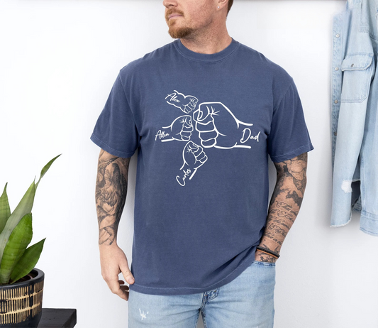 Custom Fist Bump Design for Dad – Thoughtful Gift from Son or Daughter