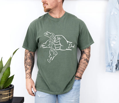 Custom Fist Bump Design for Dad – Thoughtful Gift from Son or Daughter