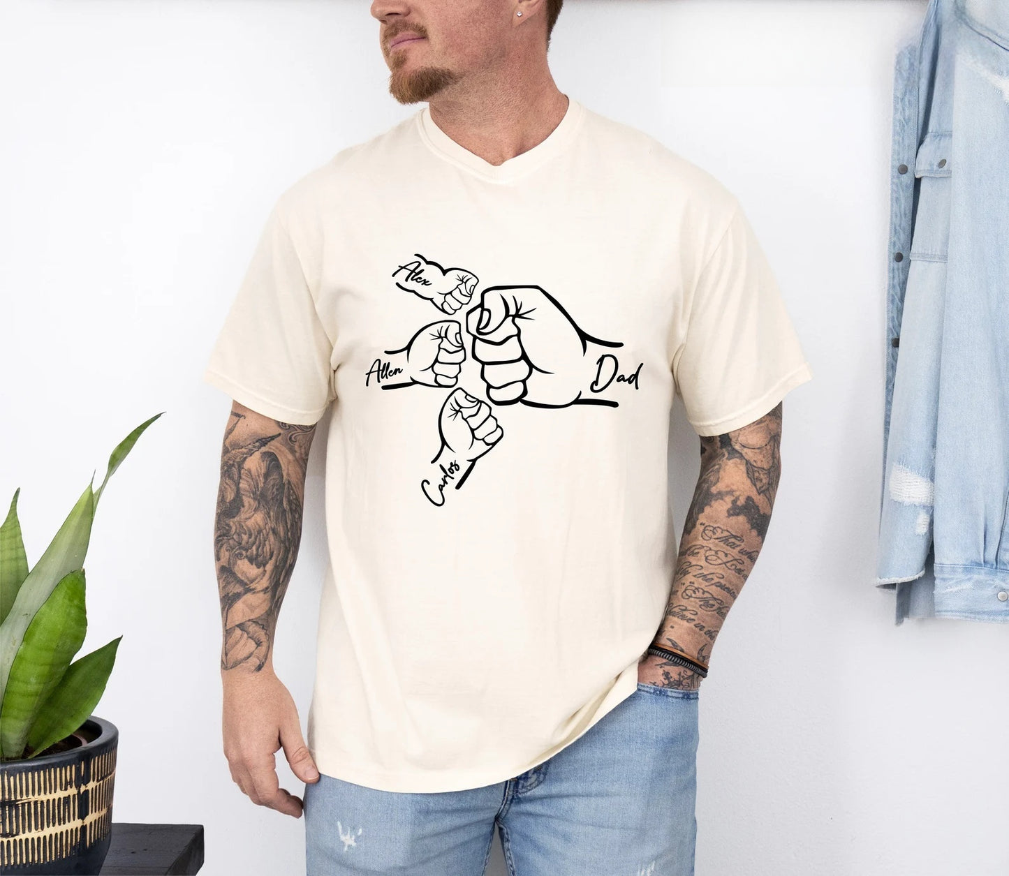 Custom Fist Bump Design for Dad – Thoughtful Gift from Son or Daughter