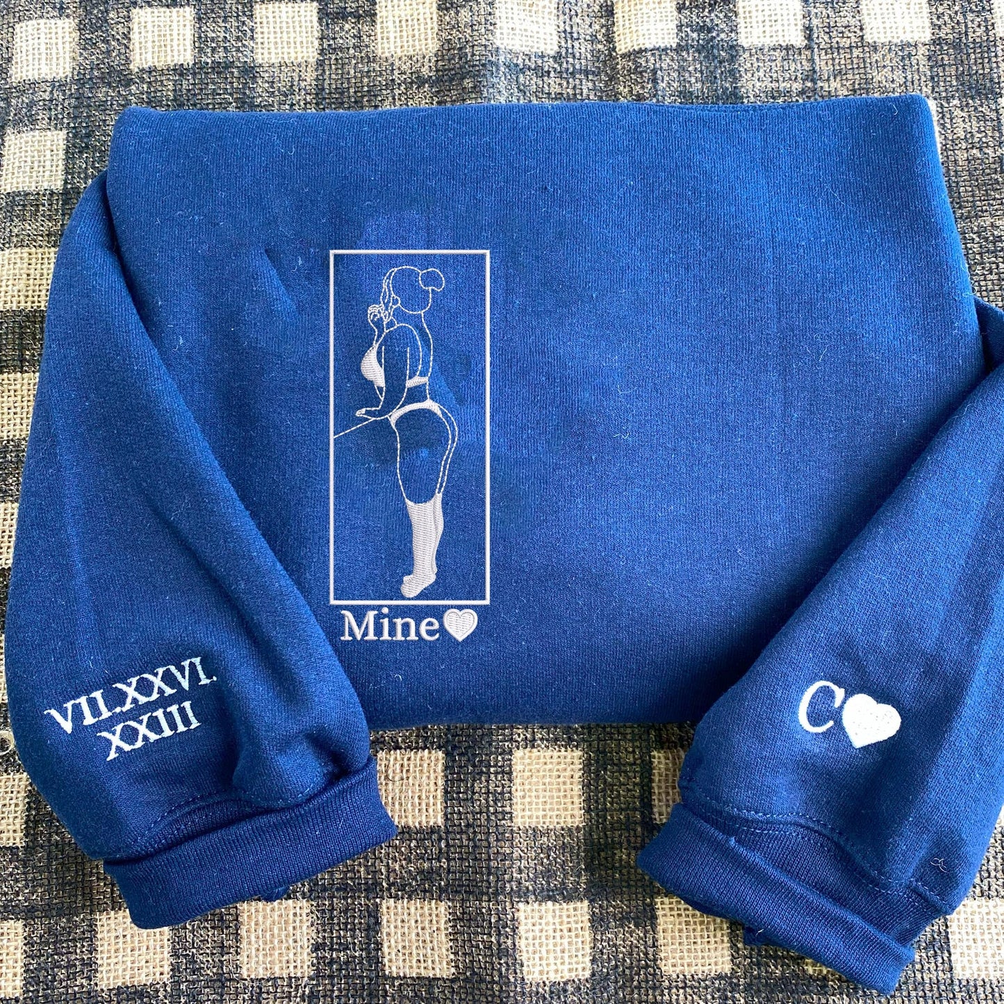 Romantic Date Night Hoodie - Custom Embroidered Gift to Celebrate Your Love Story
