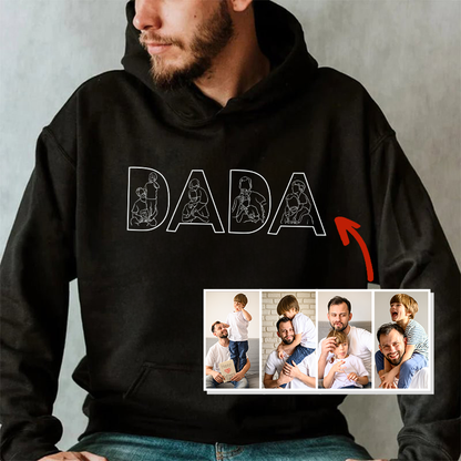 Father's Day Gift Personalized Embroidered Sweatshirt For Dad