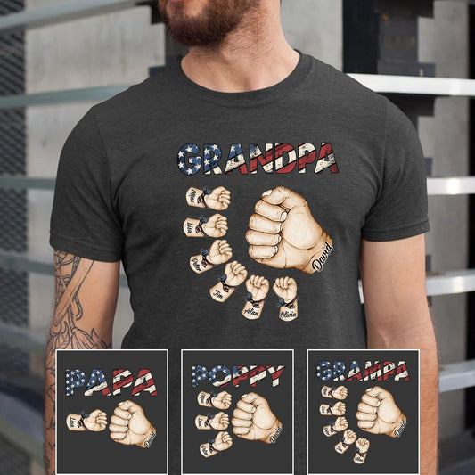 Matching Fist Bump Dad and Kid Sweatshirt – Personalized Print