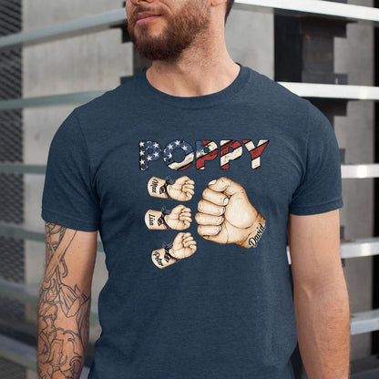 Matching Fist Bump Dad and Kid Sweatshirt – Personalized Print