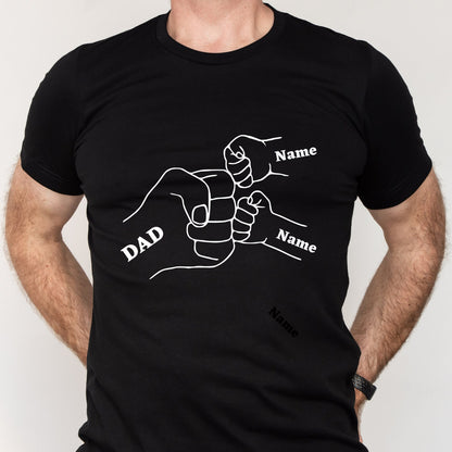 Fist Bump Daddy Sweatshirt – Custom Names for Each Kid Included