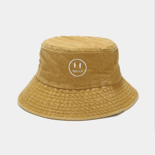 Customized Embroidered Bucket Hat Custom Text Embroidery Bucket Hat Customized Summer Hat Personalized Text Logo Design Vintage Bucket Hat