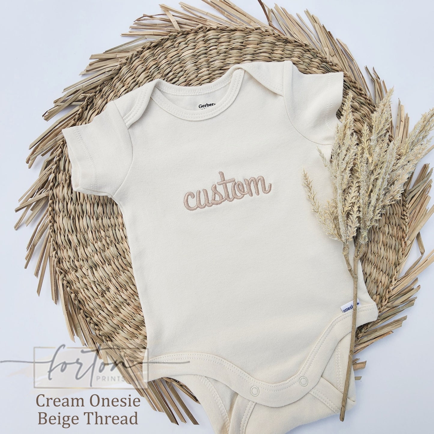 Unique & Adorable: Custom Embroidered Baby Bodysuits