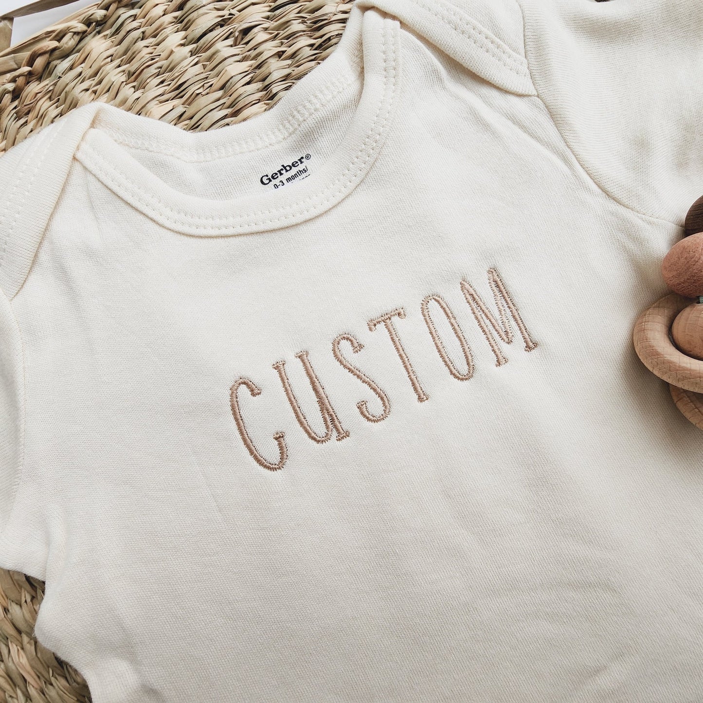 Unique & Adorable: Custom Embroidered Baby Bodysuits