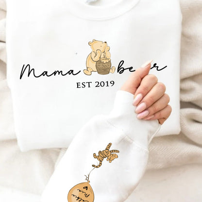Mama Bear Sweatshirt. Personalised Mum Sweatshirt with children's names. Sweatshirt gift for Mum. Mama Bear Jumper.